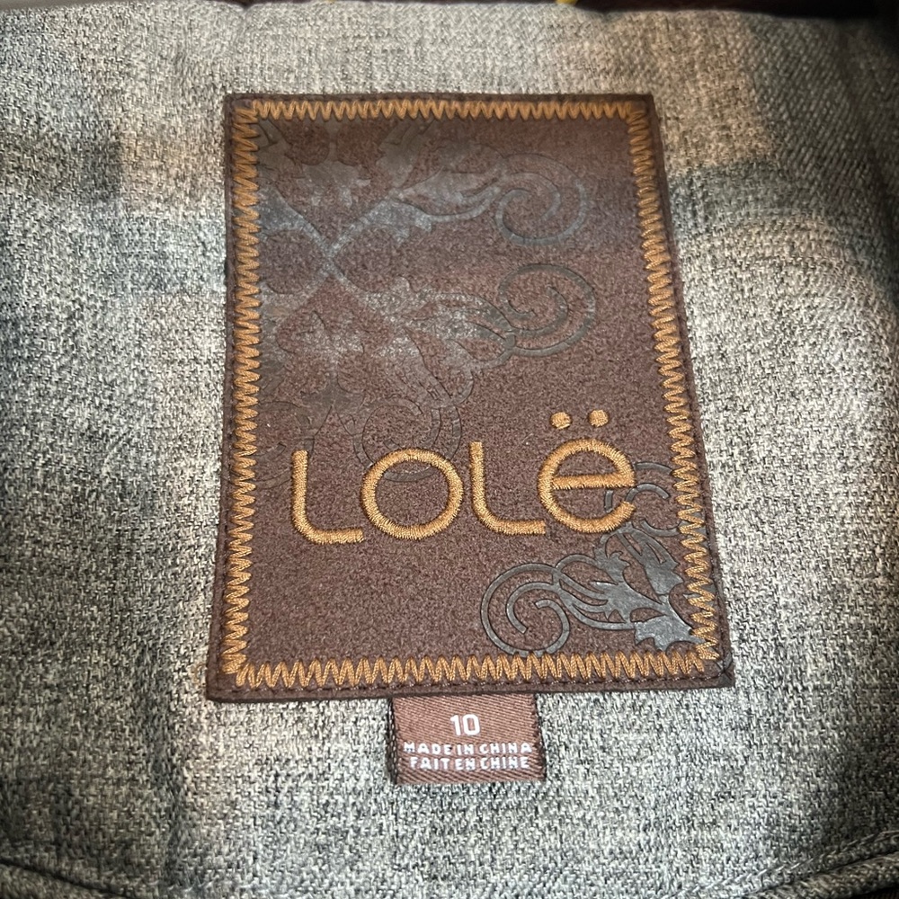 Grey lole winter jacket